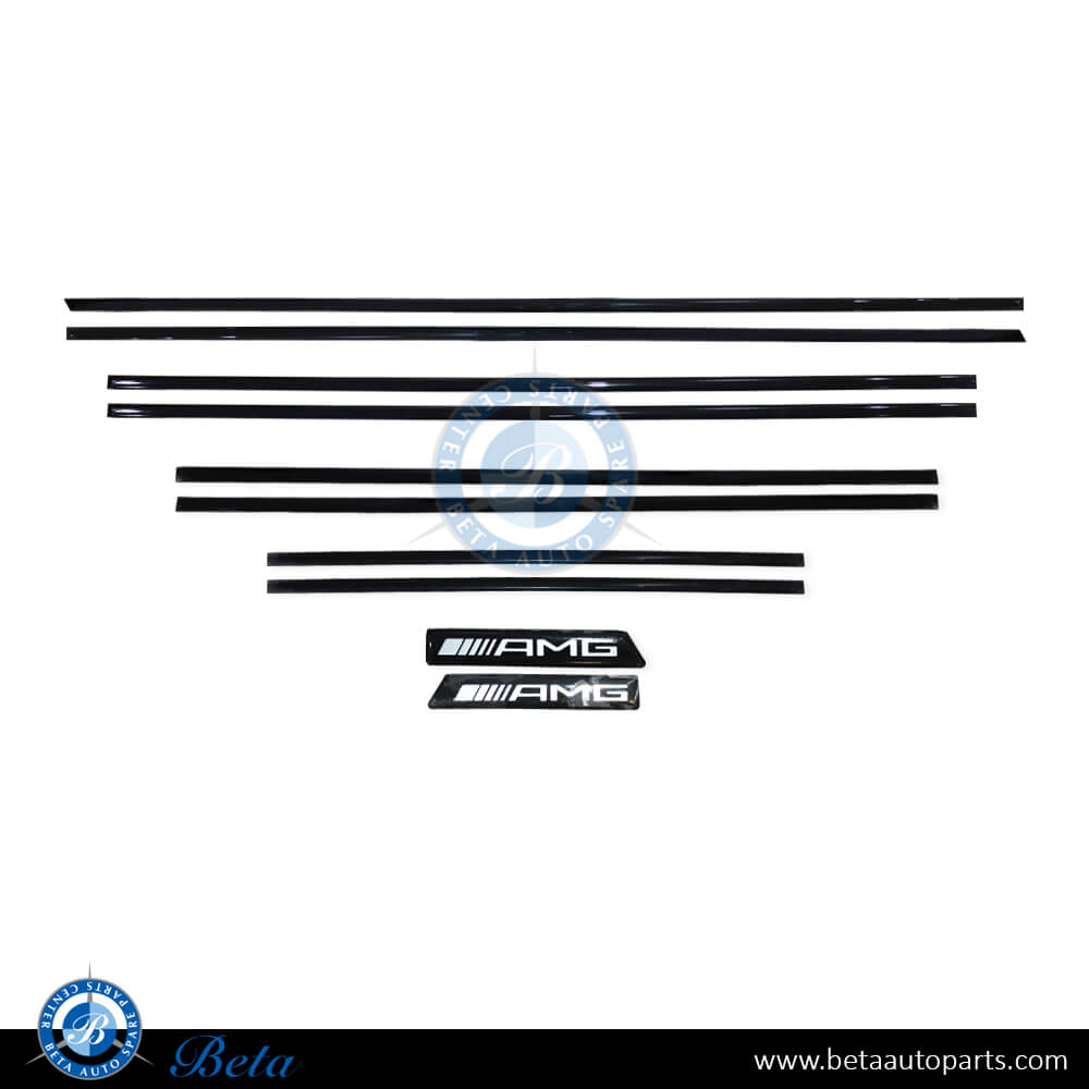 Door moulding Black Color for Mercedes G-Class W463 2018-Up models, Part Number 4636982900/4636983000 Door moulding Black Color for Mercedes G-Class W463 2018-Up models, Part Number 4636982900/4636983000